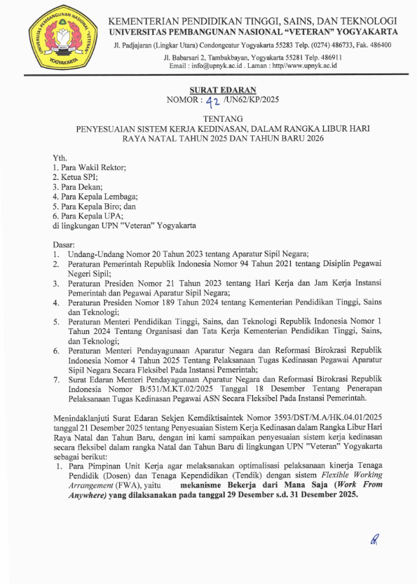 Program Studi Teknik Lingkungan